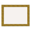 Glitter Poster Board, 22" x 28", Heavyweight, White With Gold Border, 25/Pack