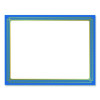 Tree Free Award Certificates, 8.5 x 11, White With Elegant Blue/Gold Border, 15/Pack