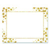 Award Certificates, 8.5 x 11, White With Gold/White Star Border, 25/Pack