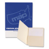 Manila End Tab Pocket Folder, Right Pocket, Straight Tabs, Letter Size, Manila, 50/Box