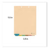 6-Tab Medical Chart Indexes, Bottom Tab, Assorted Medical, Manila, 65/Box