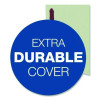 Colored Pressboard End Tab Fastener Folders, Straight Tab, Expands 2", 2 Fasteners, Legal Size, Light Green, 25/Box