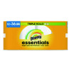 Essentials Select-A-Size Kitchen Roll Paper Towels, 2-Ply, 5.9 x 11, White, 162 Sheets/Triple Roll, 12 Rolls/Carton