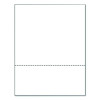 Perforated Paper, 92 Bright, Perforated 3.66" From Bottom, 8.5 x 11, White, 500 Sheets/Ream, 5 Reams/Carton