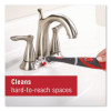 Multi-Purpose Cordless Battery Power Scrubber, Red/White Nylon Bristles, 12.68" Brush, 7" Red/Black Handle