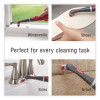 Multi-Purpose Cordless Battery Power Scrubber, Red/White Nylon Bristles, 12.68" Brush, 7" Red/Black Handle