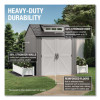 Storage Shed, 337 Cu Ft, 7 Ft x 7 Ft x 8 Ft, Brown