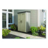 Vertical Storage Shed, 53 Cu Ft, 2.5 Ft x 4 Ft x 7 Ft, Sandstone/Faint Maple