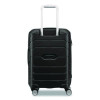 Freeform Hard Side Carry-On Suitcase, Four-Wheeled Spinner, 15.25 x 10 x 21.25, Black