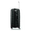 Freeform Hard Side Carry-On Suitcase, Four-Wheeled Spinner, 19.6 x 13.4 x 27.95, Black