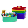 Large Storage Caddy, 11 x 13 x 6.38, Assorted Colors, 6/Carton