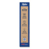 Double Zipper Storage Bags, Triple System Seal, Gallon, 9.6" x 12.1", Clear, 22 Bags/Box, 12 Boxes/Carton