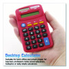Dual Power Pocket Size Calculator, 8-Digit, Lcd
