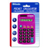 Dual Power Pocket Size Calculator, 8-Digit, Lcd