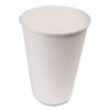 Paper Hot Cups, 16 Oz, White, 50/Pack
