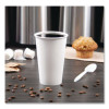 Paper Hot Cups, 16 Oz, White, 50/Pack