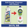 Antibacterial Surface Cleanser With Bleach, 24 Oz Bottle, 8/Carton