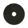 Low-Speed High Productivity 7300 Floor Pads, 13" Diameter, Black, 5/Carton