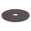 Low-Speed High Productivity 7300 Floor Pads, 13" Diameter, Black, 5/Carton