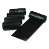 Low Density Can Liners, 60 Gal, 2 Mil, 38" x 58", Black, 10 Bags/Roll, 10 Rolls/Carton