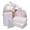 High Density Can Liners, 10 Gal, 6 Mic, 24" x 23", Natural, Interleaved Roll, 50 Bags/Roll,  20 Rolls/Carton