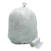 High Density Can Liners, 16 Gal, 8 Mic, 24" x 31", Natural, Interleaved Roll, 50 Bags/Roll, 20 Rolls/Carton