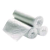High Density Can Liners, 56 Gal, 14 Mic, 43" x 46", Natural, Interleaved Roll, 25 Bags/Roll, 8 Rolls/Carton