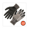 Proflex 7072 Ansi A7 Nitrile-Coated Cr Gloves, En388: 4X44F, 9" Long, Large, Gray, 12 Pairs