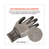 Proflex 7072 Ansi A7 Nitrile-Coated Cr Gloves, En388: 4X44F, 9" Long, Large, Gray, 12 Pairs