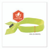 Chill-Its 6700 Cooling Bandana Polymer Tie Headband, One Size Fits Most, Lime