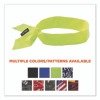 Chill-Its 6700 Cooling Bandana Polymer Tie Headband, One Size Fits Most, Lime