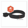 Chill-Its 6700 Cooling Bandana Polymer Tie Headband, One Size Fits Most, Black