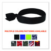 Chill-Its 6700 Cooling Bandana Polymer Tie Headband, One Size Fits Most, Black