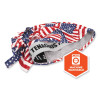 Chill-Its 6615 High-Performance Bandana Doo Rag With Terry Cloth Sweatband, One Size Fits Most, Stars And Stripes