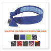 Chill-Its 6700Ct Cooling Bandana Pva Tie Headband, One Size Fits Most, Solid Blue