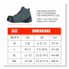 Trex 6300 One Piece Slip-On Ice Cleats, Medium, Black, Pair