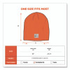N-Ferno 6812 Rib Knit Beanie, One Size Fits Most, Orange