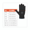 Proflex 7401-Case Coated Lightweight Winter Gloves, En388: 2131X, 9" Long, Large, Orange, Pair