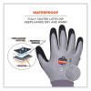Proflex 7501 Coated Waterproof Winter Gloves, En388: 2131X, 10" Long, Medium, Gray, Pair