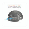 Skullerz 8945F(x) Universal Bump Cap Insert - Extra Venting, 0.06" Thick, Charcoal Gray