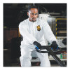 A20 Breathable Particle Protection Coveralls, Zip, Open Wrists/Ankles, 3X-Large, White, 20/Carton