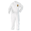 A20 Breathable Particle Protection Coveralls, Zip Front, Elastic Wrists And Ankles, 2X-Large, White