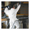 A20 Breathable Particle Protection Coveralls, Zip Front, Elastic Back, Hood, Medium, White, 24/Carton