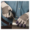 G60 Purple Nitrile Cut-Resistant Gloves, En388: 4340, 9.45" Long, Large (Size 9), Black/White, 12 Pairs/Carton