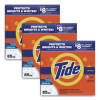 He Laundry Detergent, Tide Original Scent, Powder, 85 Oz Box, 3/Carton