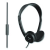 Hp100 Headphone With Mic, Black