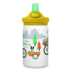 Eddy + Kids Water Bottle, Biking Dogs Design, 12 Oz, Multicolor