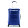 Pilot Hard Side Carry-On Suitcase, Four-Wheeled Spinner, 16.34 x 10.24 x 25.39, Blue
