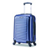 Pilot Hard Side Carry-On Suitcase, Four-Wheeled Spinner, 14.37 x 8.86 x 21.46, Blue