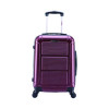 Pilot Hard Side Carry-On Suitcase, Four-Wheeled Spinner, 14.37 x 8.86 x 21.46, Wine